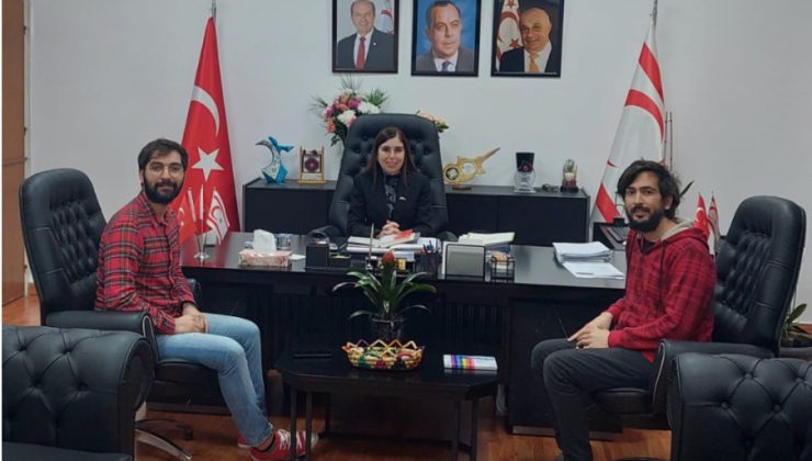 Kuir Kıbrıs, Sağlık Bakanı İzlem Gürçağ’ı ziyaret etti
