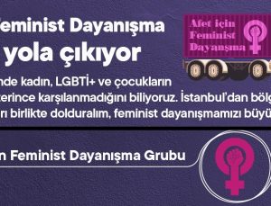 <strong>Afet için Feminist Dayanışma Grubu: Mor Tır yola çıkıyor</strong>