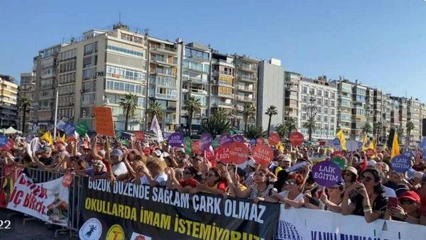 İzmir’de ÇEDES’e karşı miting